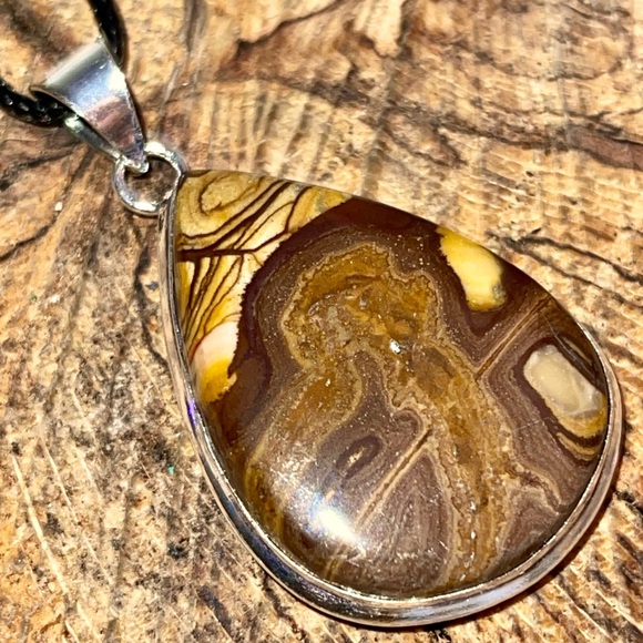 Outback Australian Jasper Pendant 2” - Picture 1 of 10